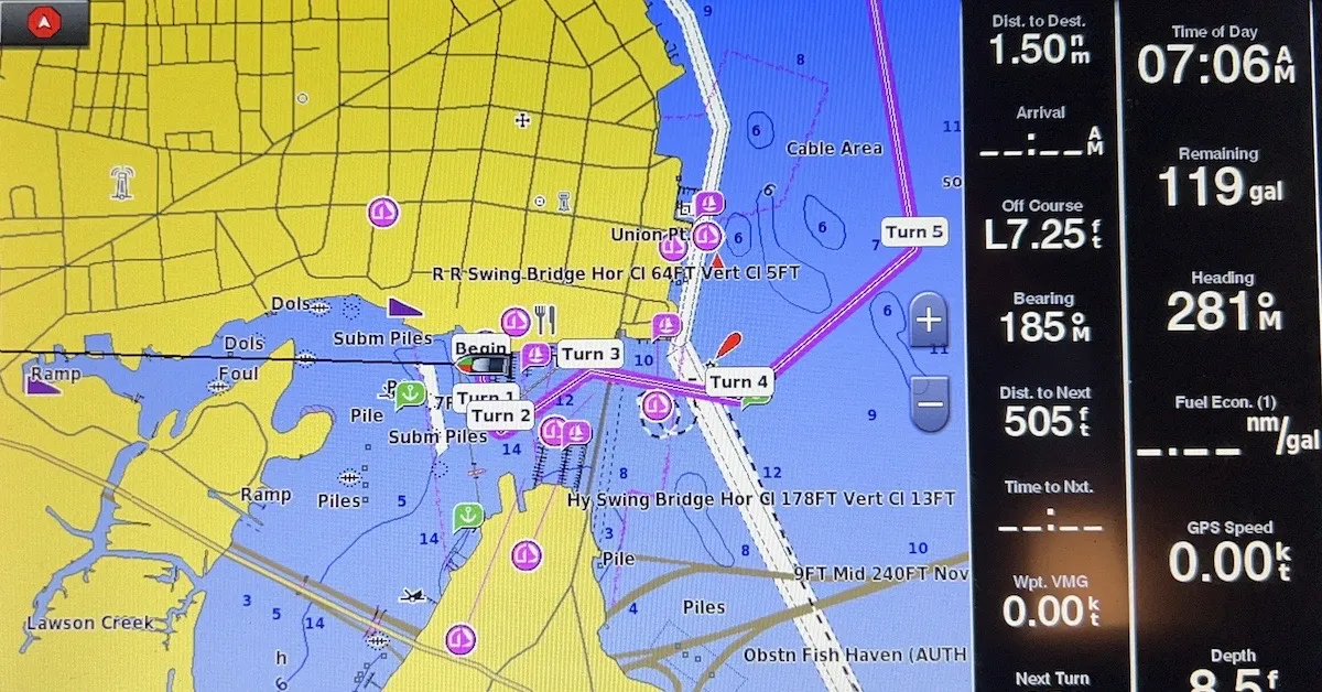 Auto pilot GPS integrado para embarcaciones de recreo en Cozumel